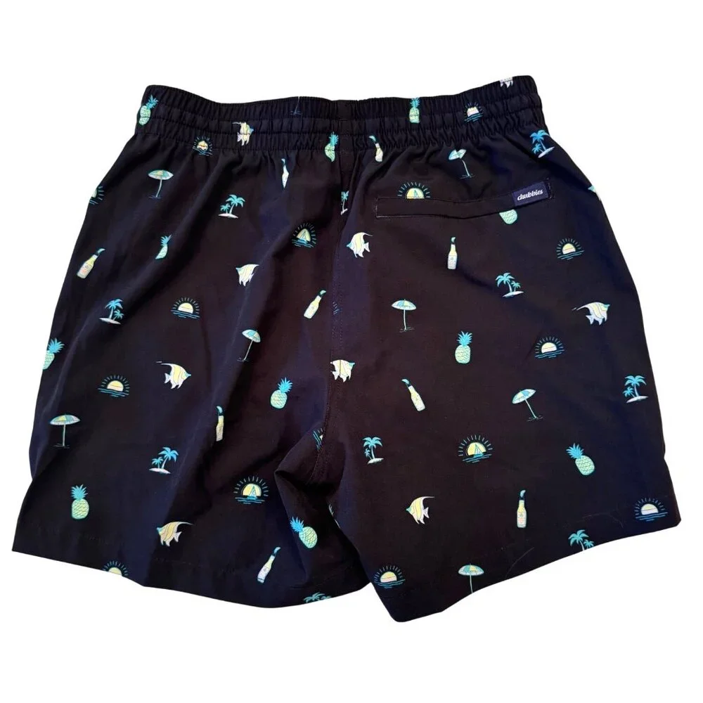 Chubbie's Classic Lined 5.5-Inch Swim Trunks NWT The Beach Essentials $70